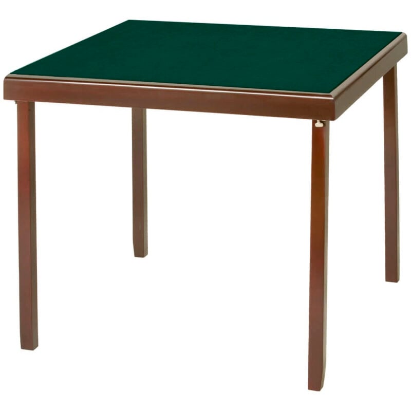 oxford playing card table hunter green baize