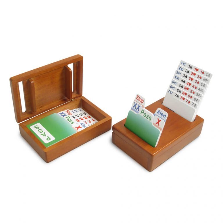 bridge bidding box