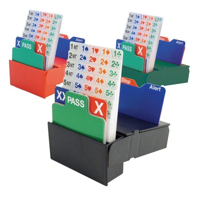 bridge bidding box