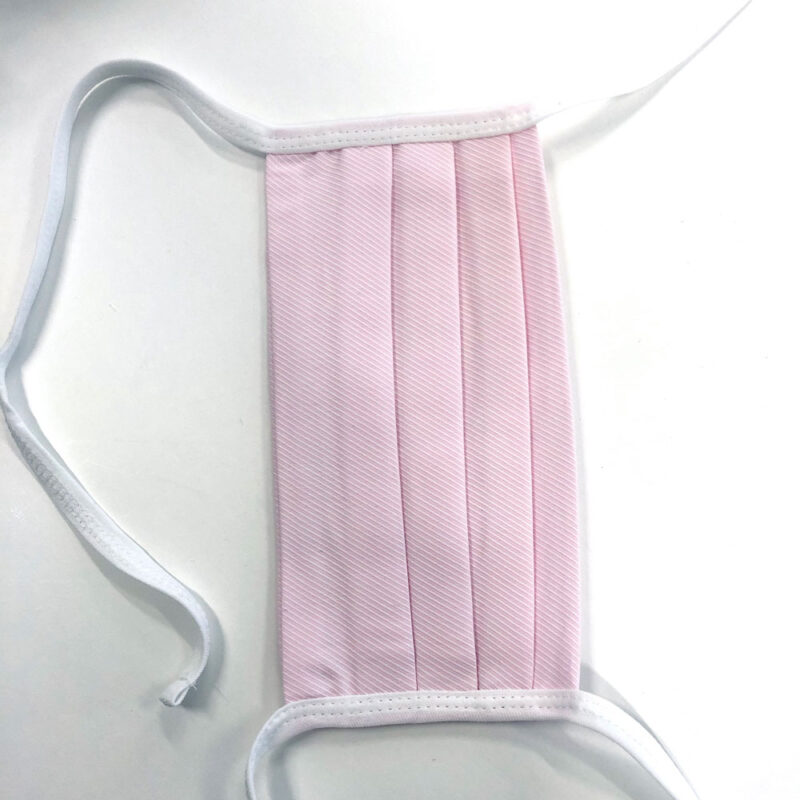Pink cotton luxury face mask