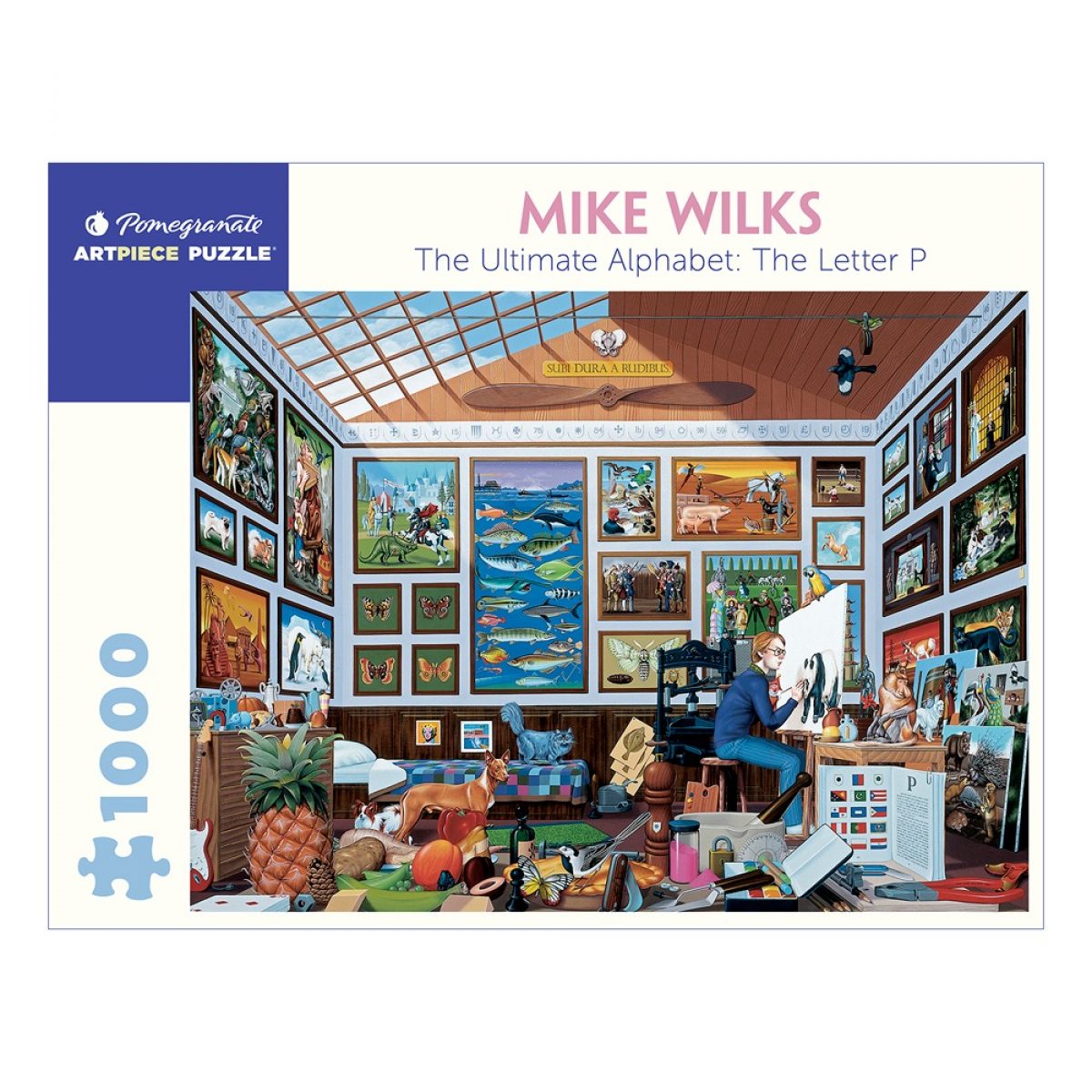 Mike Wilks The Letter P 1000 Piece Jigsaw Puzzle Simon Lucas Bridge