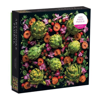 Artichoke Floral 500 Piece Jigsaw Puzzle by Sarah Phillips