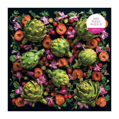 Artichoke Floral 500 Piece Jigsaw Puzzle by Sarah Phillips