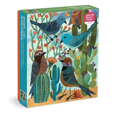 Desert Avian Friends 1000 Piece Puzzle by Geninne Zlatkis