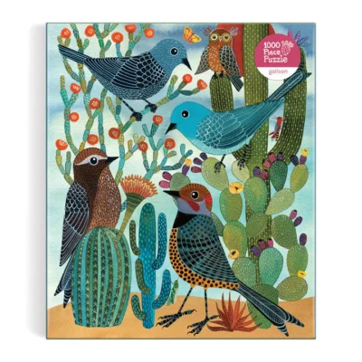 Desert Avian Friends 1000 Piece Puzzle by Geninne Zlatkis