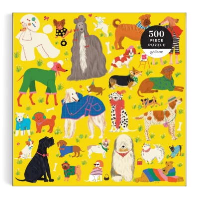 Fashionable Dogs 500 Piece Puzzle by Ayang Cempaka