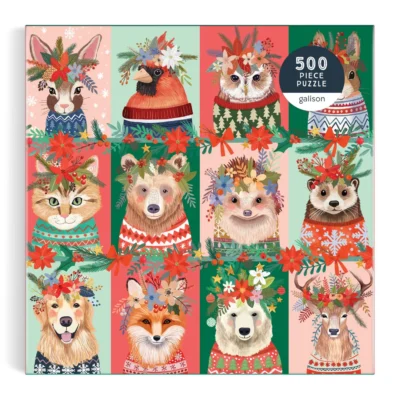 Furry And Bright 500 Piece Puzzle by Mia Charro