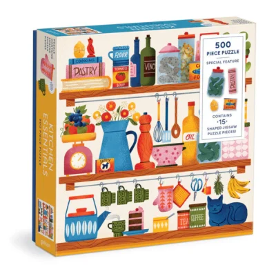 Kitchen Essentials 500 Piece Puzzle with Shaped Pieces by Muti Studio