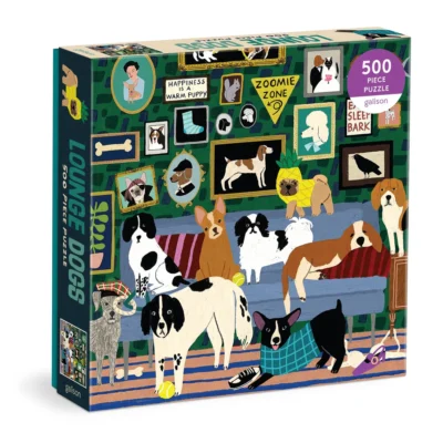 Lounge Dogs 500 Piece Puzzle by Anne Bentley