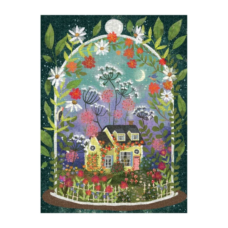 joy laforme bloomarium 1000 piece jigsaw puzzle completed jigsaw