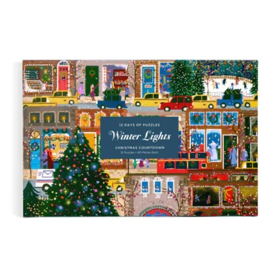 Winter Lights 12 Days of Puzzles Holiday Countdown by Joy Laforme