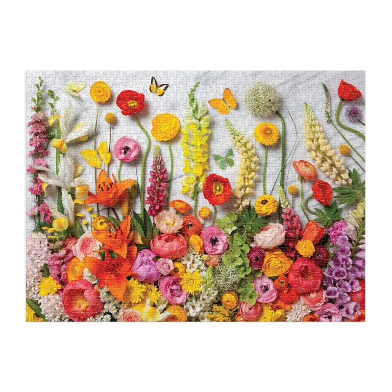 julie seabrook ream joyful 1000 piece jigsaw puzzle galison jigsaw completed