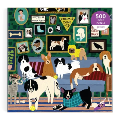 Lounge Dogs 500 Piece Puzzle by Anne Bentley