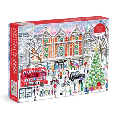 Christmas in London 1000 Piece Puzzle by Michael Storrings