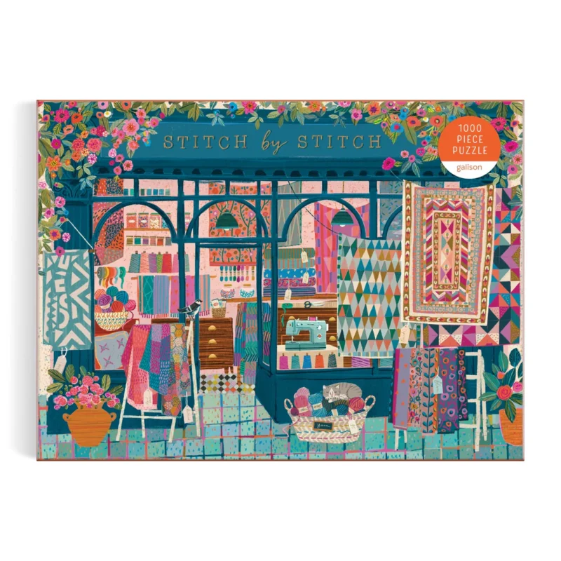 galison stitch by stitch 1000 piece jigsaw puzzle by victoria ball box front