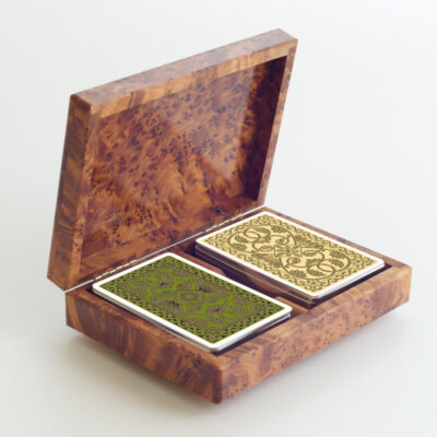 Luxury Thuya Wood Playing Card Box – Imperfect