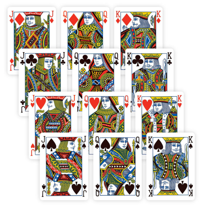 custom poker playing card court cards