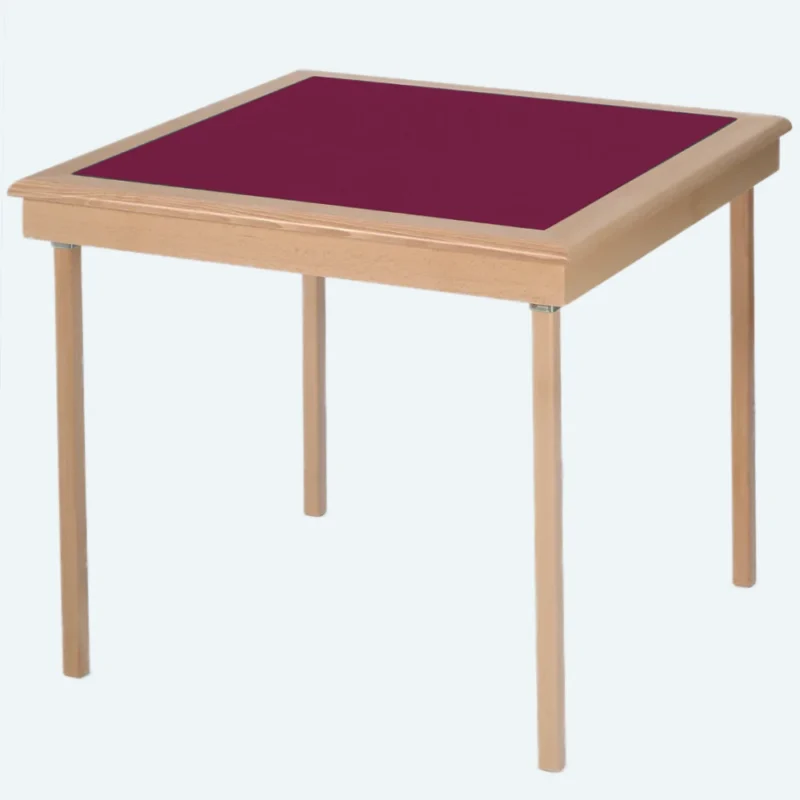 pelissier tables royal natural beech wood bridge table burgundy baize